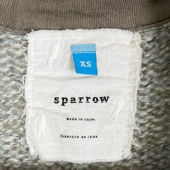 Sparrow | Anthropologie Cardigan Sweater Button Elbow Patches XS - Picture 6 of 7